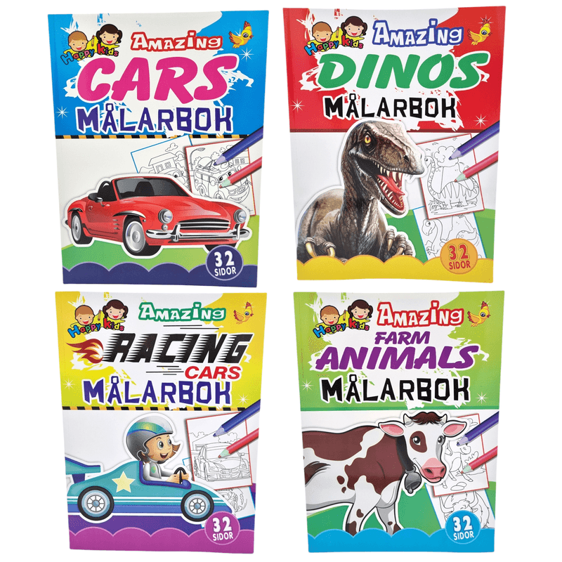 Amazing Male &amp; Coloring Books 32pages