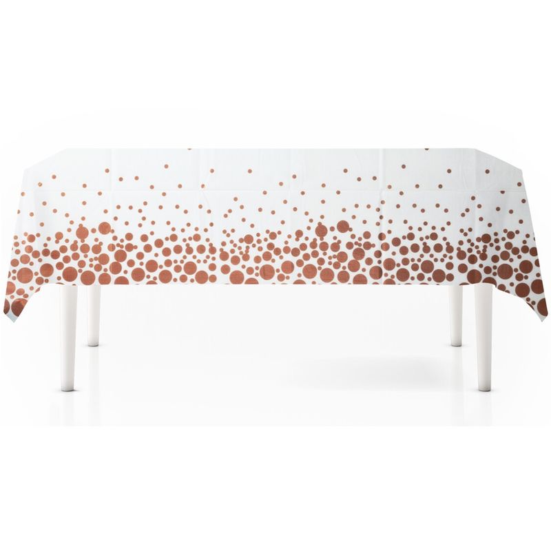 Tablecloth Plastic 220x130cm Rose Gold