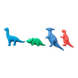 Viskelær dinosaur 4pk i boks