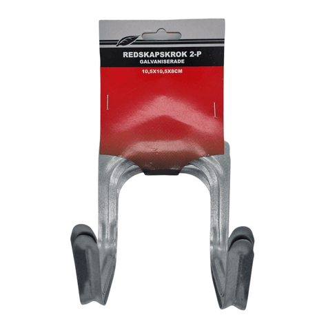 Tool hooks 2/5pk