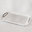 Serveringsfat 45x32cm Antislip Hvit