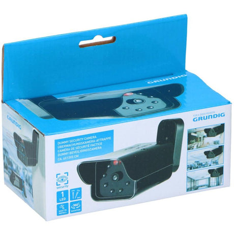 Grundig Fake/dummy Overvåkningskamera Bullet Sort