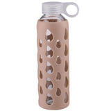 Alpina Drikkeflaske i Glass 500ml | Silikontrekk i 4 Farger