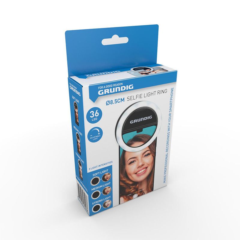 Grundig Selfie - Ringlys | 36 LED - lys med 3 Innstillinger