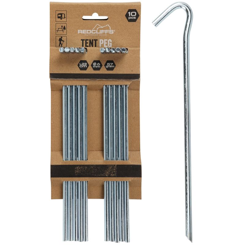 Redcliffs Tent pegs 10pk 23cm