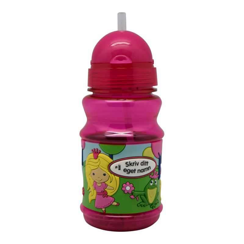 Name bottle with spout princess motif 300ml