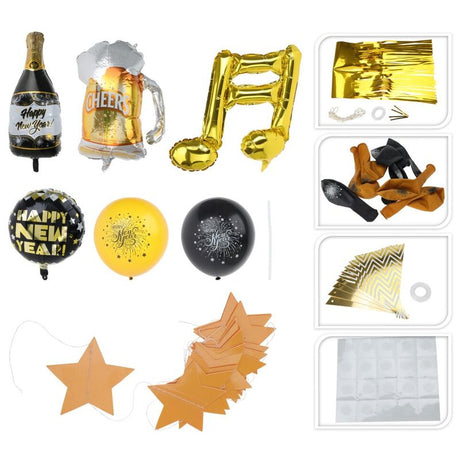 Large New Year's Eve Party Decoration Set