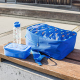 Backpack | Lunch Box | Bottle Blue With Cars