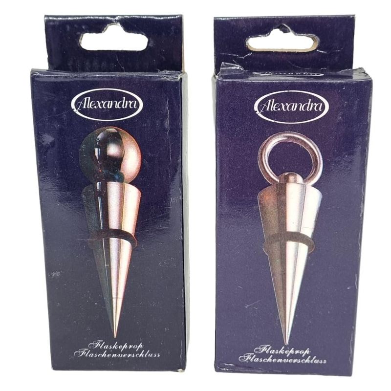 Wine Cork Ball &amp; Ring Steel 9cm