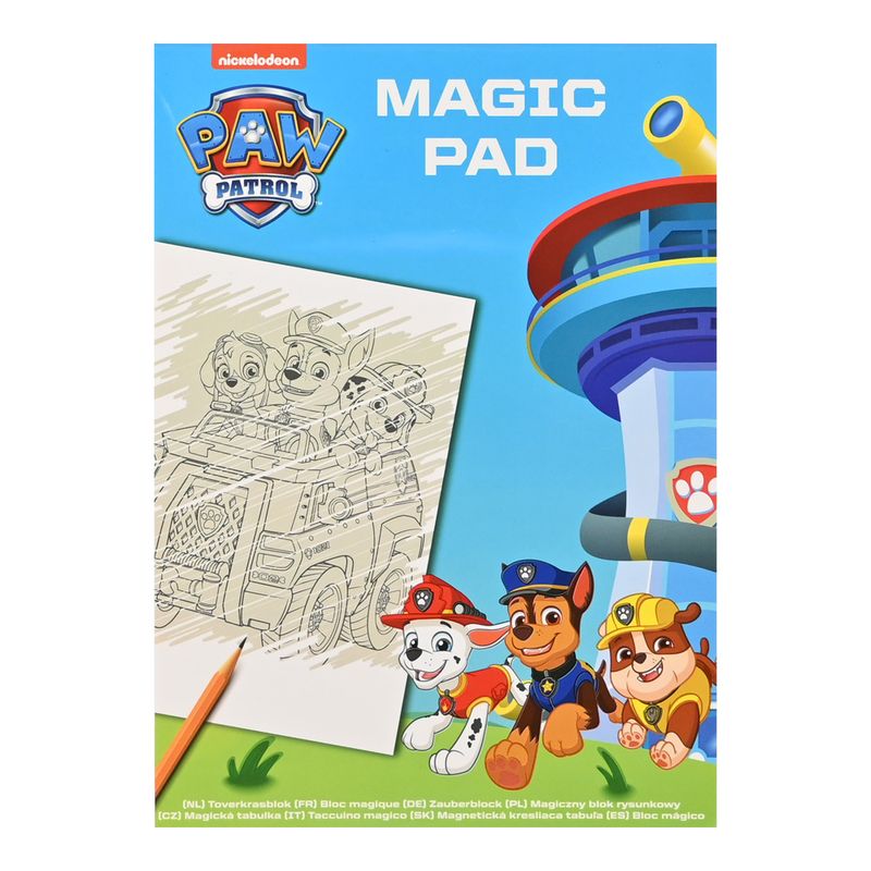 Paw Patrol Magic Pad Scrapbook | Creative Activity for Kids | 16 Pages