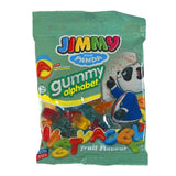 Jimmy Alfabet Vingummi 80g | Fruktige vingummier formet som bokstaver