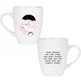 Tinka krus 3pk | Good friends are like stars | Isbjørn og pingvin