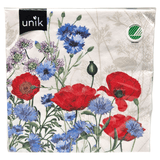 Napkins May 17 flowers 20pk 3-ply | 33x33cm | Unique