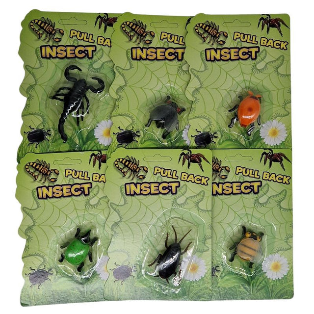 Insektsformede Pullback Biler | 6ass