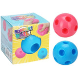 Squeeze Ball Popper Pink/Blue 6cm | Fidget Toy | Stress Toy