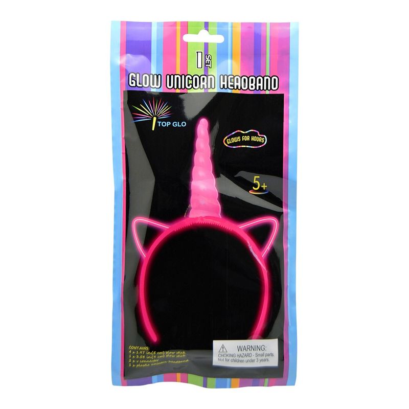 Glow Sticks Unicorn Tiara