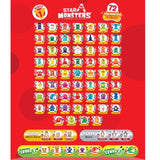 Star Monsters overraskelsespose Serie 1 | 2 figurer + klistremerker