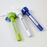 Badetermometer med snor | 18,5cm for sjø og basseng | 3 farger