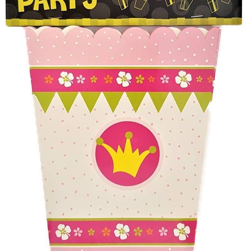 Princess Party Popcorn Cups 4pk