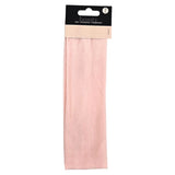 Beauty hårbånd lyserosa i bomull | Bredt og behagelig