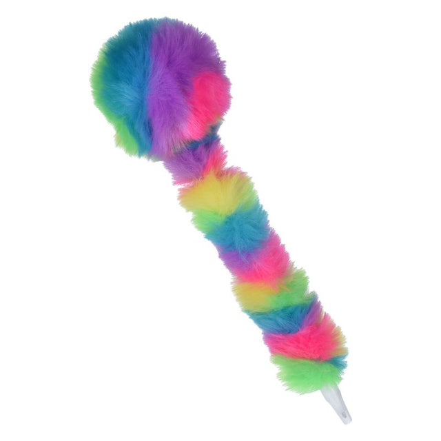 Fluffy Rainbow Kulepenn | Regnbuefarger
