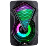 Gaminghøyttalere med RGB lys | No Fear Mini PC - høyttalere
