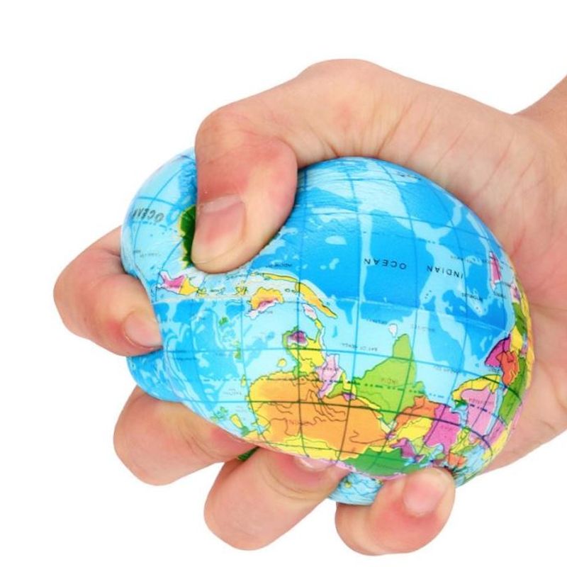 Stress ball Globe 7.5cm
