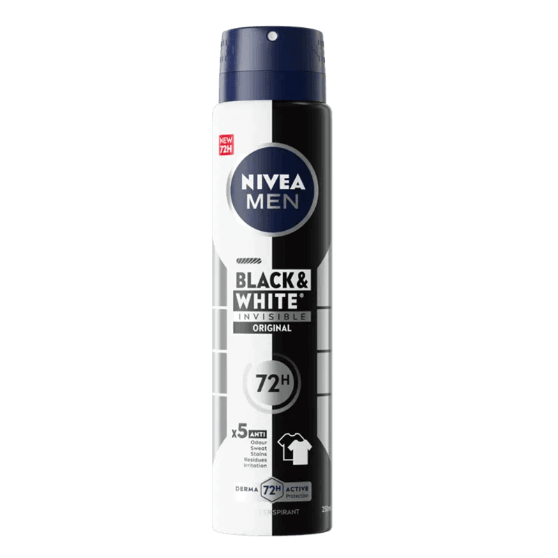 Nivea Men Black & White Original 72h Anti - Perspirant Spray 150ml