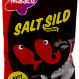 Malaco Salt Herring 100g | Classic salty licorice candy from Sweden