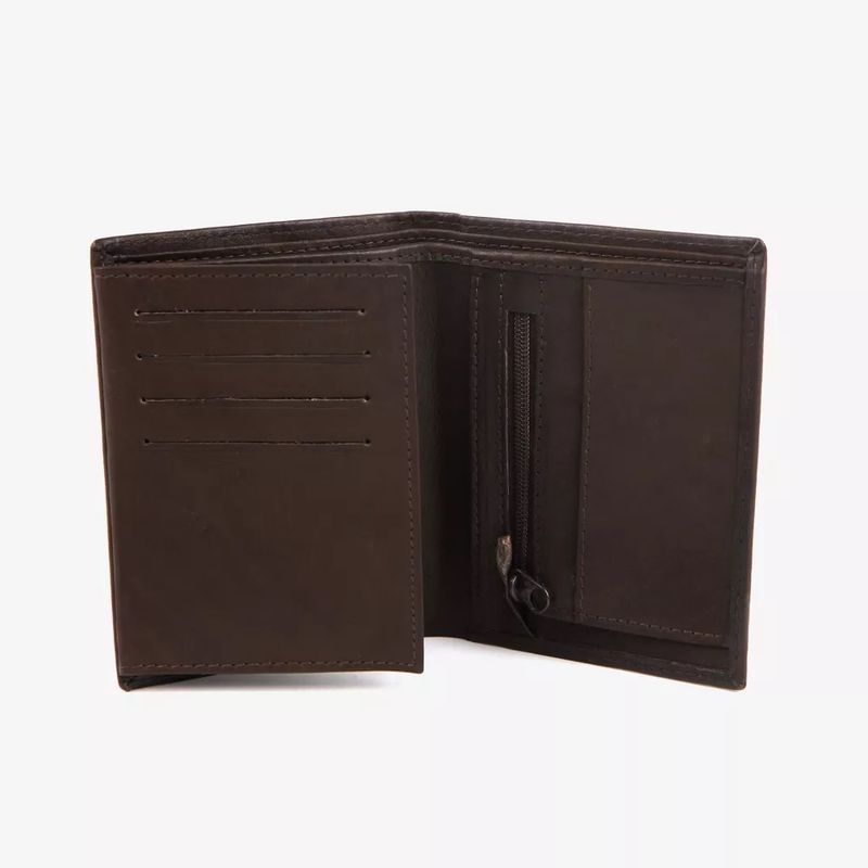 Wallet leather Medium Brown