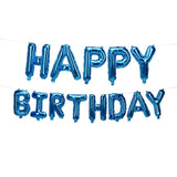 Foil balloons Happy Birthday Blue 40cm