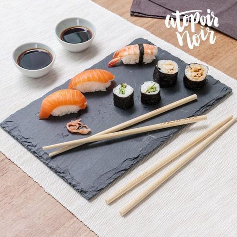 Sushi set Slate 7 pieces | Excellent Houseware