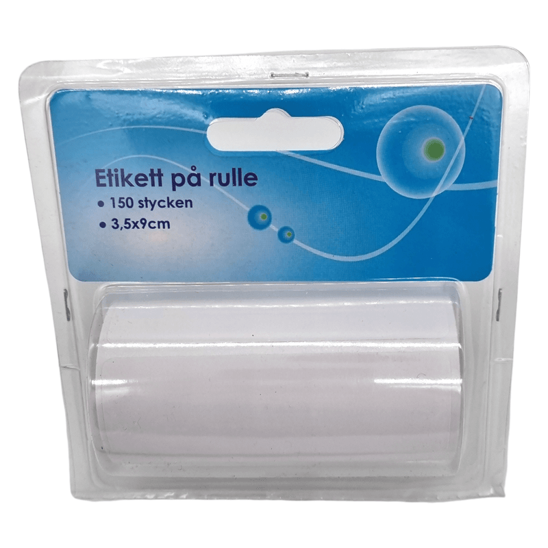 Labels On Roll 3.5x9cm 150pcs