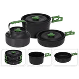 Redcliffs Cookware set with pot, pan and kettle