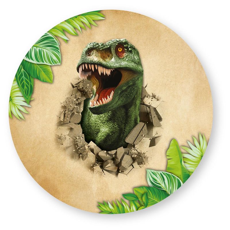 Dinosaur disposable plate 6pk 23cm