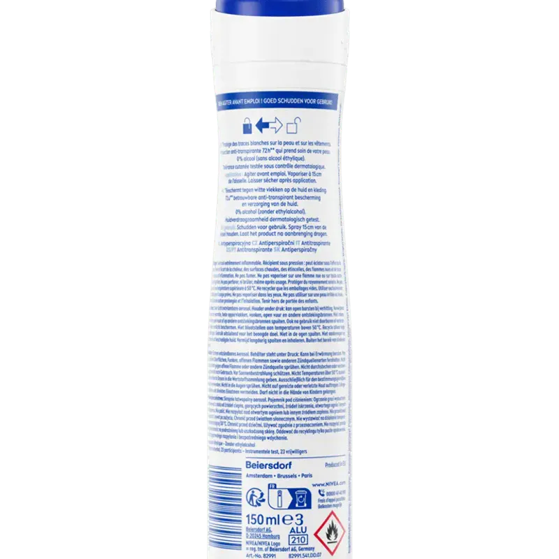 Nivea Pure Invisible Spray 150ml