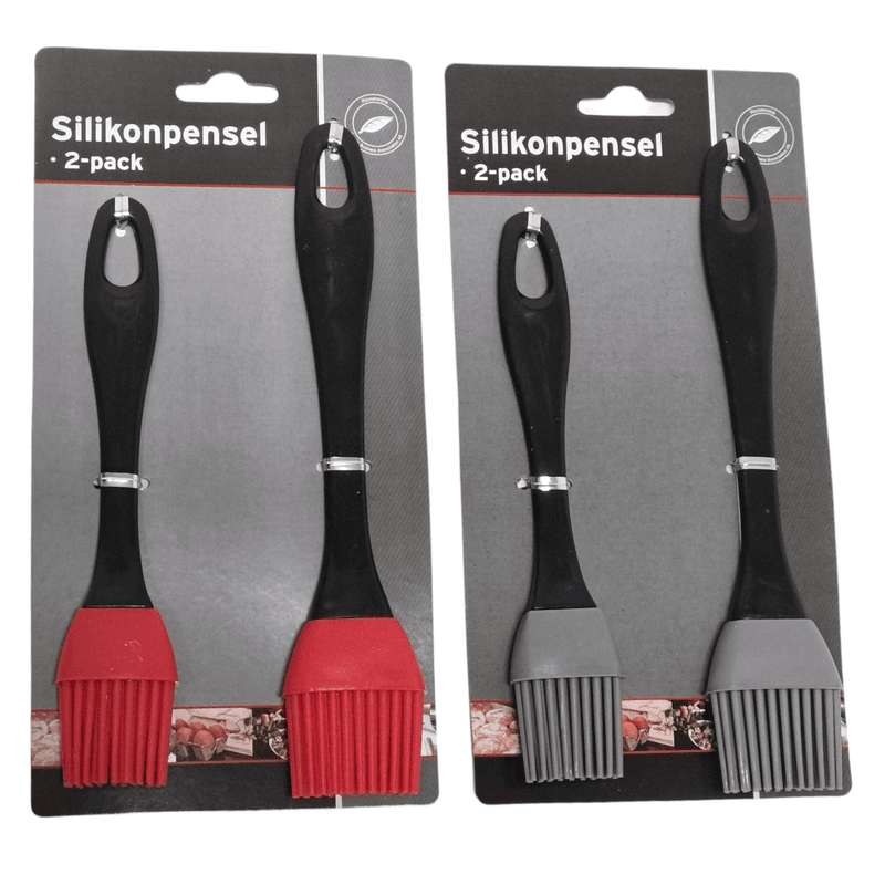 Silicone brushes 2pk