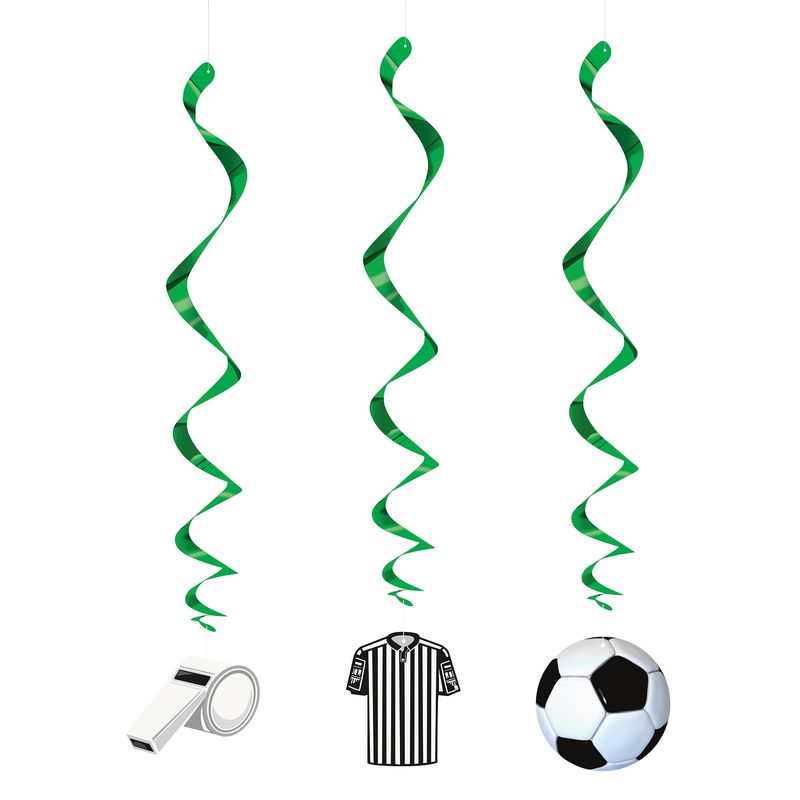 Football Hanging Decorations 3pk 66cm