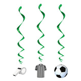 Football Hanging Decorations 3pk 66cm
