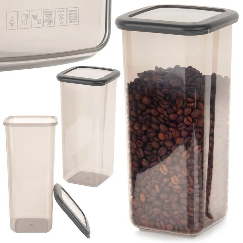 Tørrmatbeholder 1,6L | Excellent Houseware | Lufttett og stabelbar