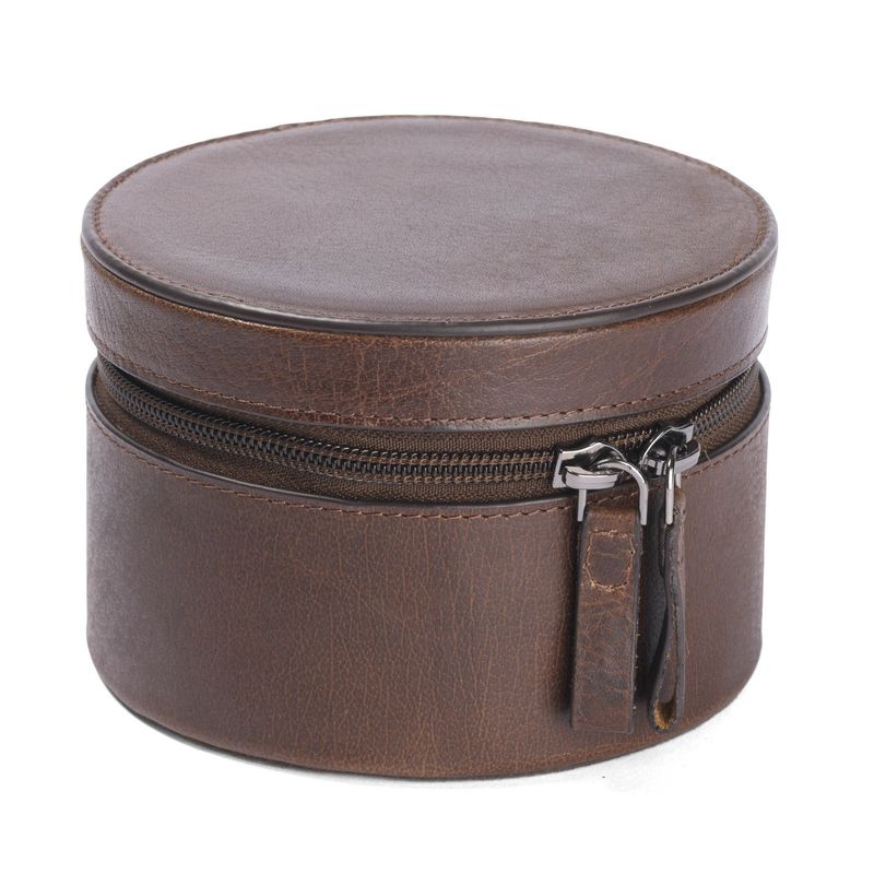 Brännö Snap bag with 4 shot glasses of 2.5 cl - Leather