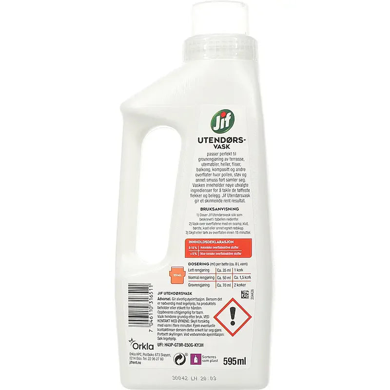 Jif Outdoor Wash 595ml