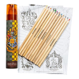 Harry Potter Coloured Pencils 12pk | With Pencil Sharpener
