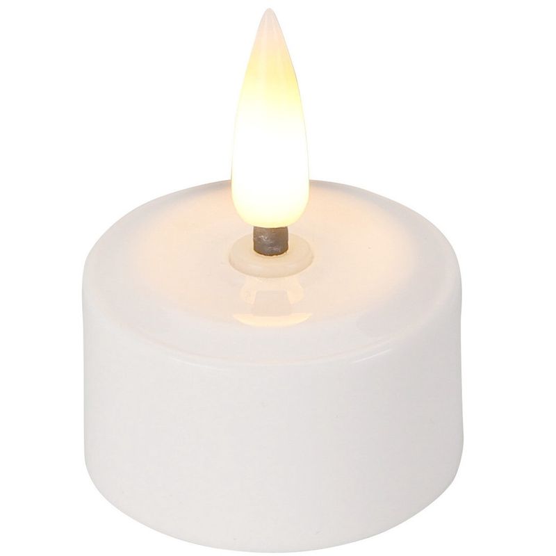 Oppladbare telys med LED 4stk (uten lader)