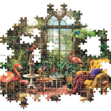 Clementoni The Greenhouse Library 1000 brikker 50x70cm