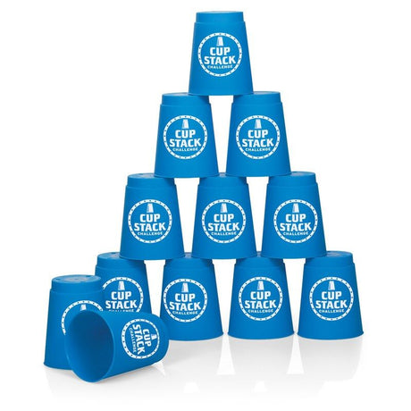 Cup Stack Challenge Set - 12 Plastic Cups