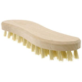 Wooden scrubbing brush with hard bristles 20cm | Universal brush