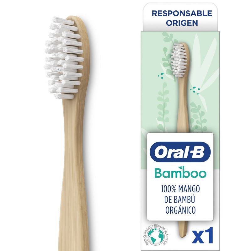 Oral - B Bamboo Toothbrush | Bamboo handle and plant-based bristles