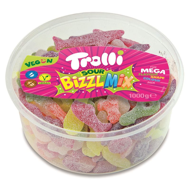 Trolli Bizzl Sour Mix 1000g | Large pack