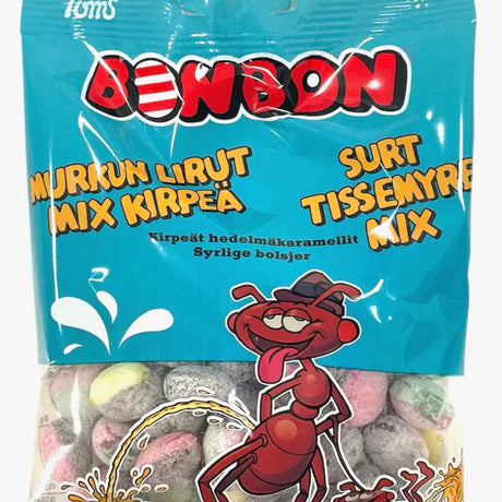 Bonbon Sure Tissemaur 125g | Supersurt smågodt med salmiakk